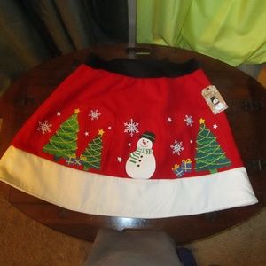 Merry and Bright Christmas Skirt
